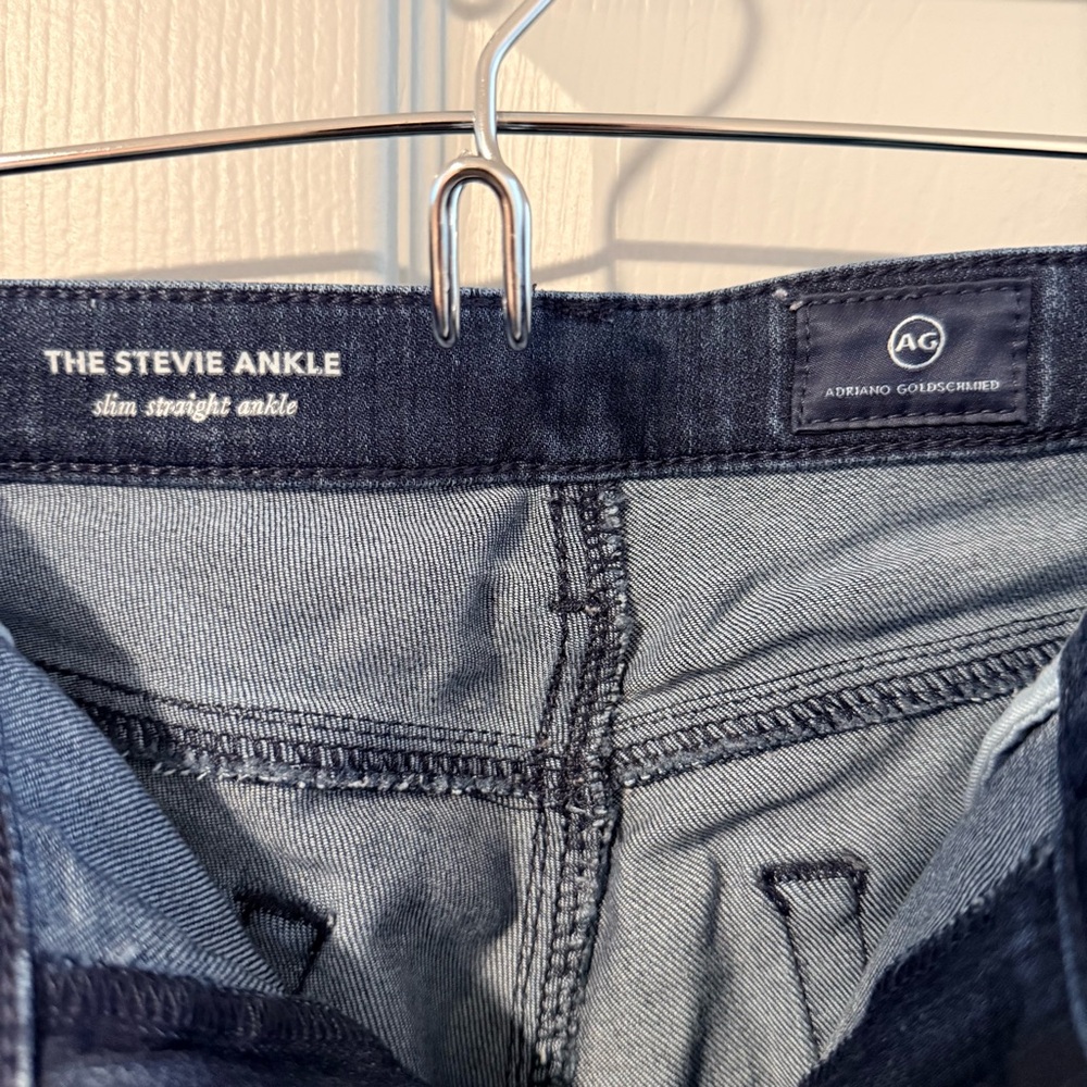Ag Adriano Goldschmied Stevie Ankle Slim Straight Jean - Picture 3 of 5